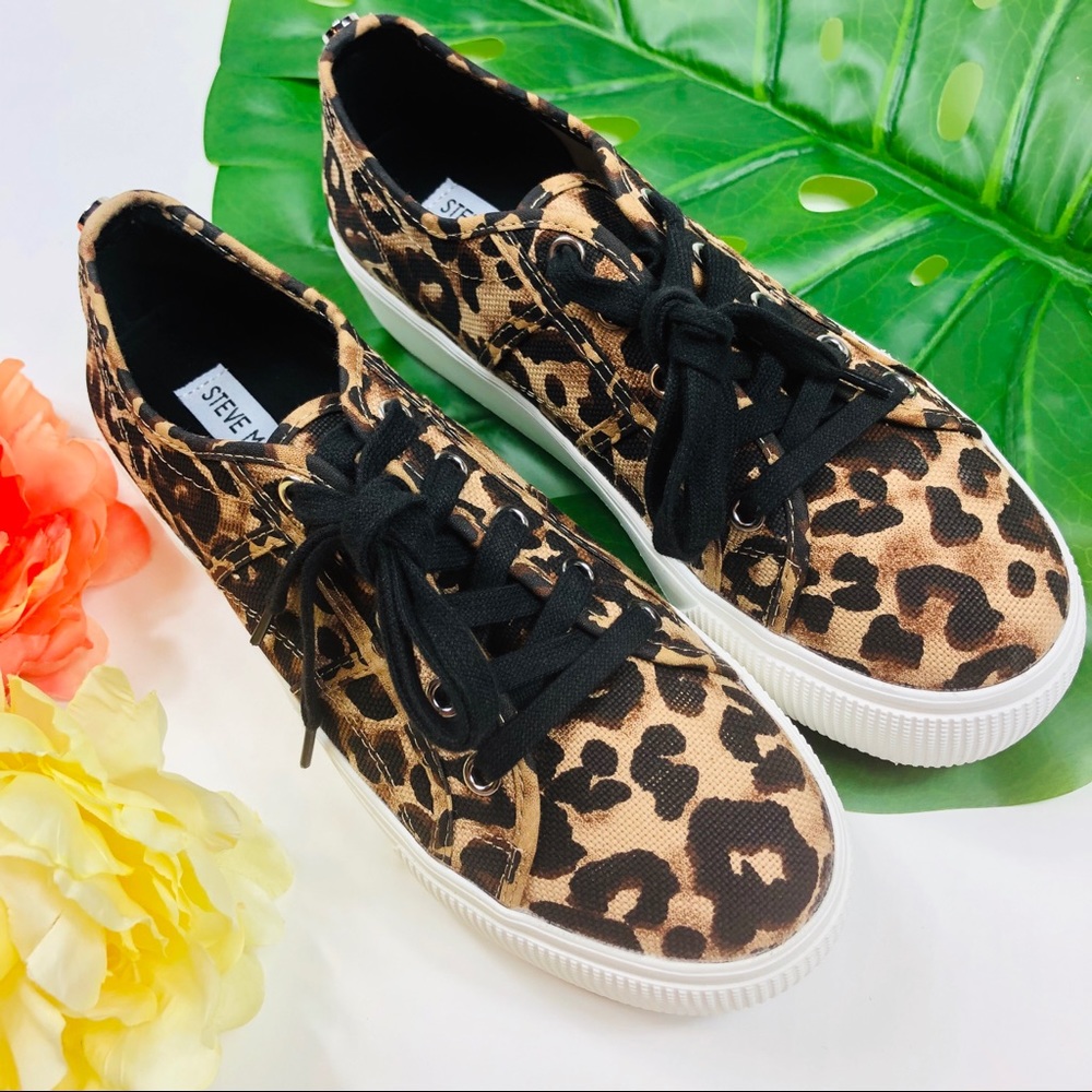 Steve Madden Emi sneakers platform leopard 8.5 - Picture 4 of 8